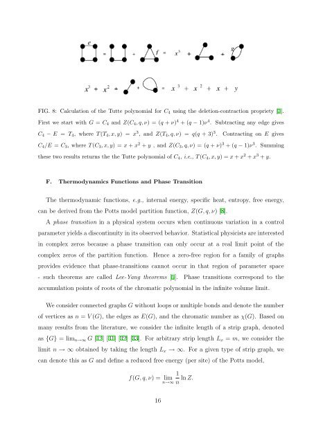 On the study of the Potts model, Tutte and Chromatic Polynomials ...