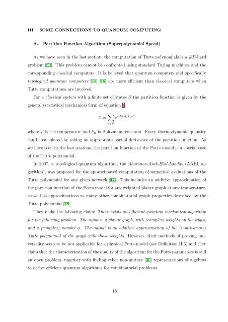 On the study of the Potts model, Tutte and Chromatic Polynomials ...