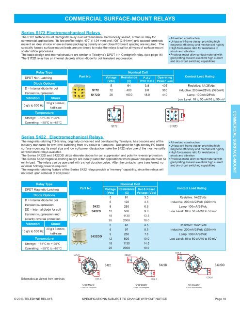 2013 EMR Selection Guide.indd - Teledyne Relays