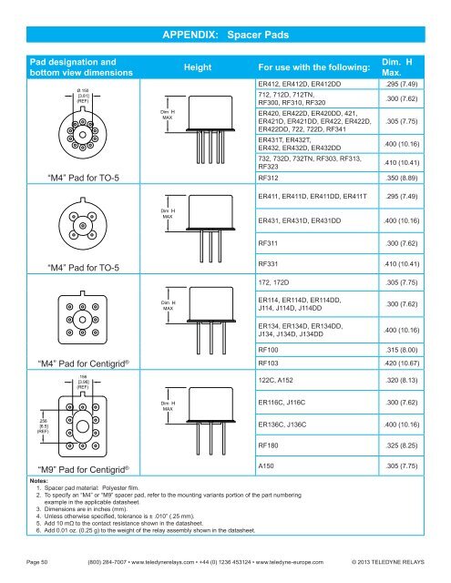 2013 EMR Selection Guide.indd - Teledyne Relays