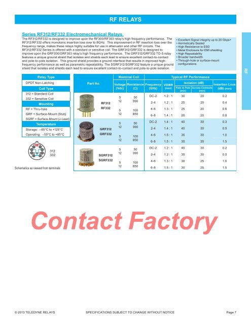 2013 EMR Selection Guide.indd - Teledyne Relays