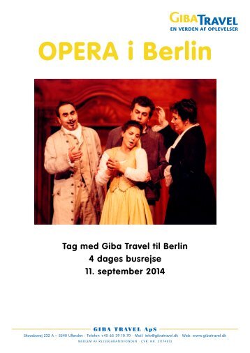 Opera i berlin - GIBA Travel