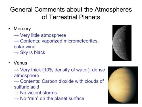 which planets are terrestrial planets