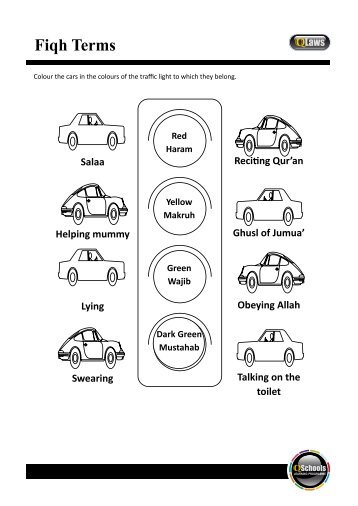 Worksheets on Fiqh - Hujjat Workshop