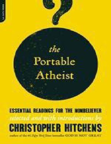 v  Hitchens  Christopher - The Portable Atheist