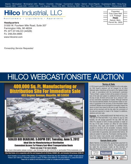 2-DAY WEbCAst/OnsItE AuCtIOn