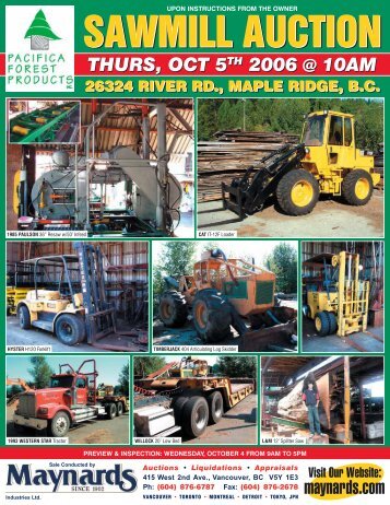 Pacifica Auction Brochure - Maynards