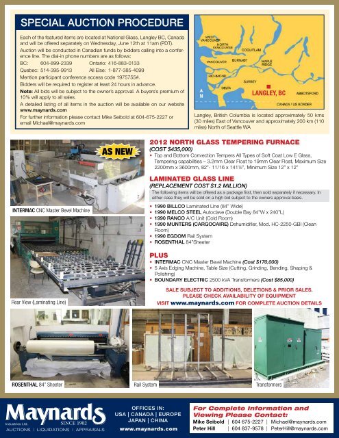 View Brochure (PDF) - Maynards Industries