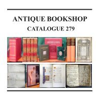 Catalogue 279 - Antique Bookshop