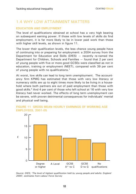 Tackling educational inequality - CentreForum