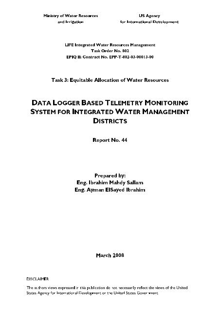Report 44 Task 3 Data Logger Telemetry System