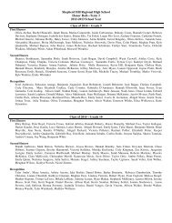 Honor Roll Announcement