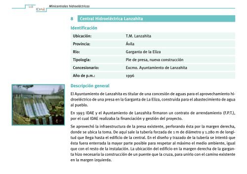 Minicentrales HidroelÃ©ctricas.Pdf - Ciemat