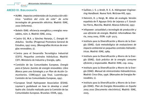 Minicentrales HidroelÃ©ctricas.Pdf - Ciemat