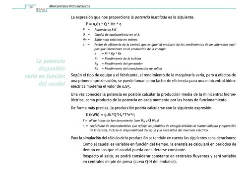 Minicentrales HidroelÃ©ctricas.Pdf - Ciemat