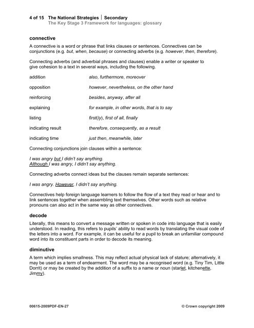 Key Stage 3 Framework for languages ... - Rachel Hawkes