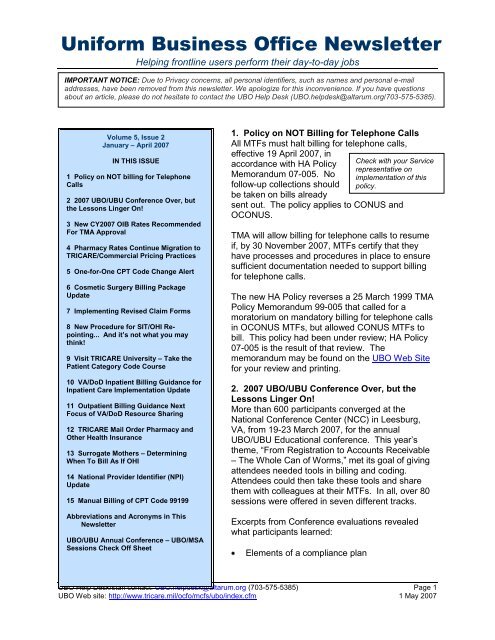 Tricare Management Activity Organization Chart