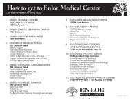 How to Get To Enloe map (Adobe PDF) - Enloe Medical Center