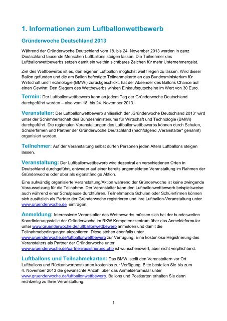 Informationspaket zum Luftballonwettbewerb (pdf, 134 kb)