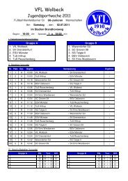 VFL Wolbeck - TuS Hiltrup FuÃball 2013/2014