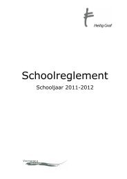 Schoolreglement - Heilig Graf