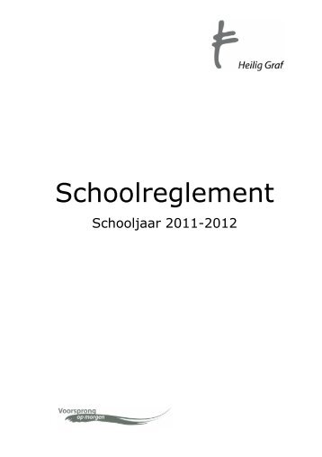Schoolreglement - Heilig Graf