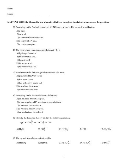 Exam - Faculty.utep.edu