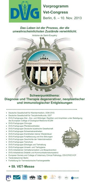 Tagung der DVG - DVG-Vet-Congress