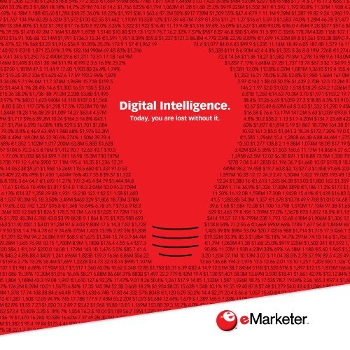 emarketer Digital Intelligence Brochure