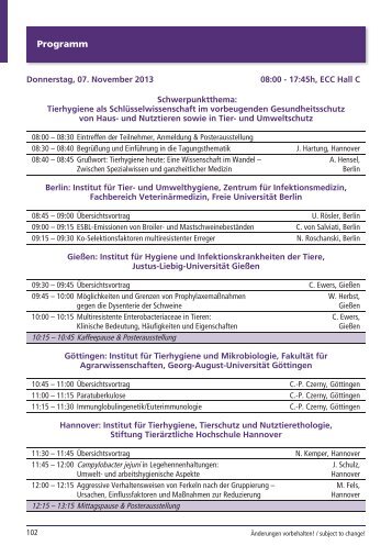 Programm - DVG-Vet-Congress