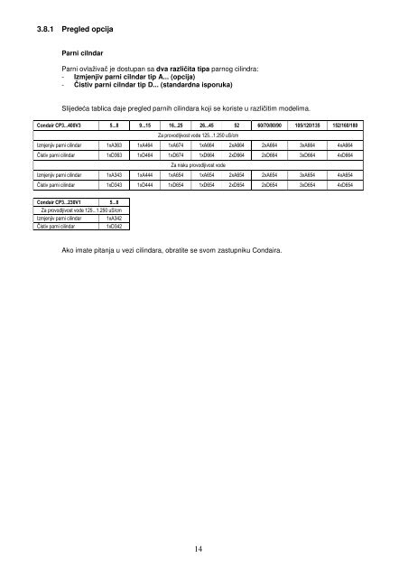 Tehnička dokumentacija Condair CP3 (pdf, 4.611 kB)