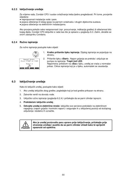 Tehnička dokumentacija Condair CP3 (pdf, 4.611 kB)