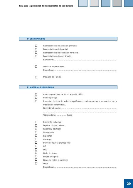 GuÃ­a para la publicidad de medicamentos de uso humano ...