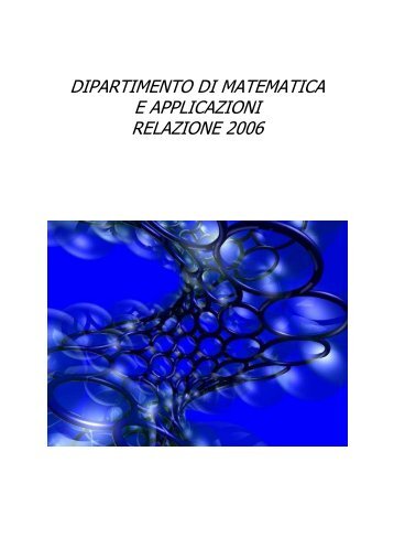 2006 - Matematica e Applicazioni