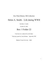 Helen A. Smith - BYU Idaho Special Collections and Family History ...