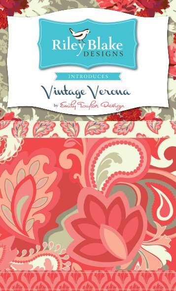 Vintage Verona - Riley Blake Designs