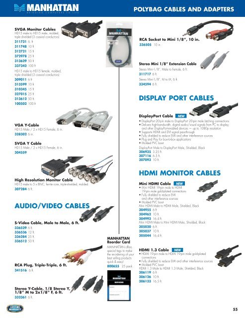 power cables - IC Intracom