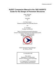 NJDOT Companion Manual to the 1993 AASHTO Guide for ... - CAIT