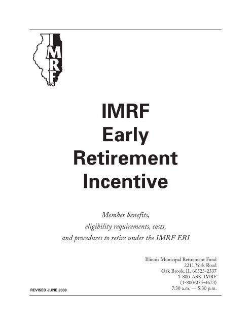 Imrf Pension Chart