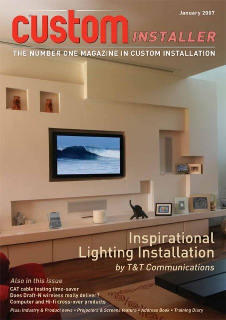 Project C in Custom Installer Magazine - T&T Automation