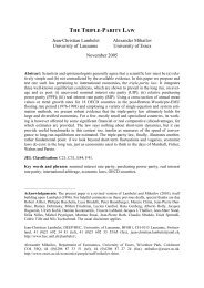 THE TRIPLE-PARITY LAW - University of Essex