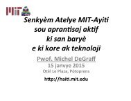 degraff_20150115_prezantasyon_Atelye_MIT-Ayiti