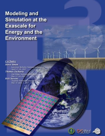 Modeling and Simulation at the Exascale for Energy - Office of Science