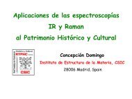 Aplicaciones de las espectroscopÃ­as IR y Raman al Patrimonio ...