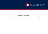 RELAZIONE SULLA REMUNERAZIONE Ai sensi dell ... - Banca Finnat