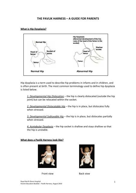 Pavlik Harness A Guide For Parents Archi
