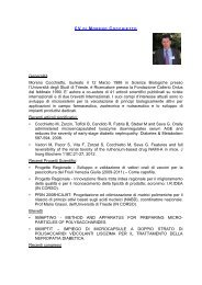 CV OF: MORENO COCCHIETTO