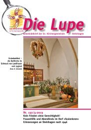 Die Lupe 2013-04 - Evangelische Kirchengemeinde Steinhagen