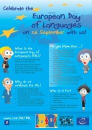 Download flyer - European Day of Languages - Ecml.at