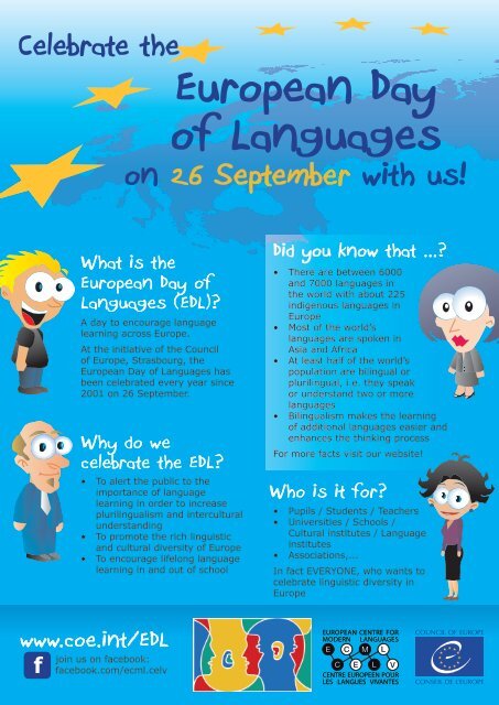 Download flyer - European Day of Languages - Ecml.at